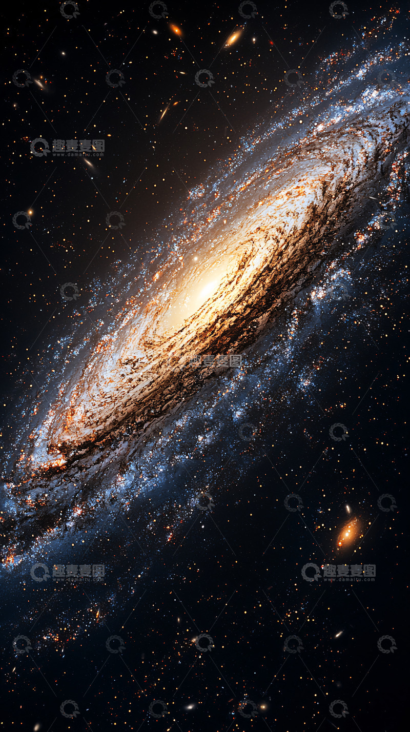 高清大图下载【趣麦麦图】宇宙螺旋星系高清图