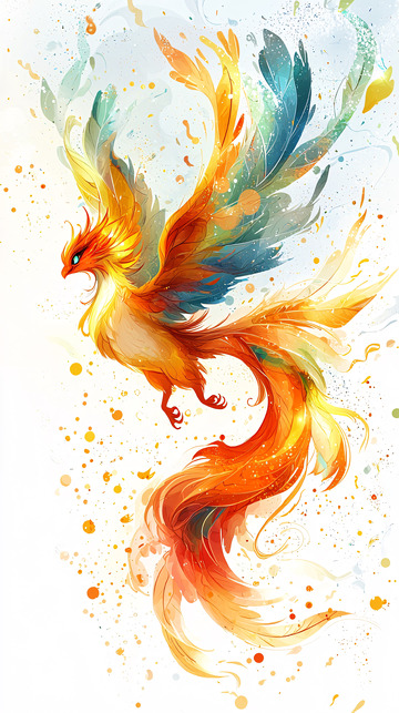 彩色凤凰