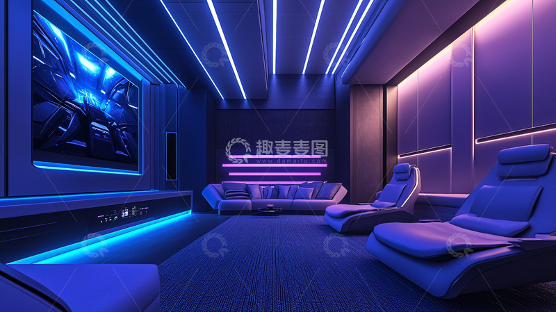 高清大图下载【趣麦麦图】高端家庭影院设计