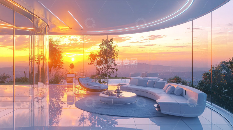 高清大图下载【趣麦麦图】未来感现代住宅