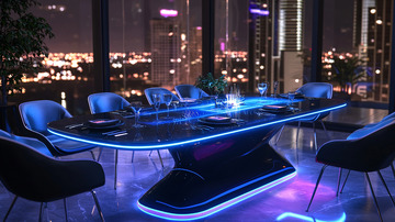 夜景餐厅高清图片