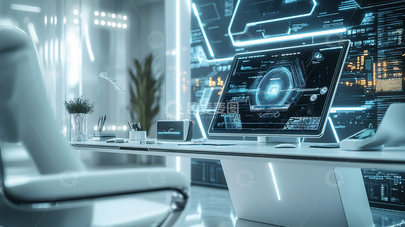 高清大图下载【趣麦麦图】未来科技办公室