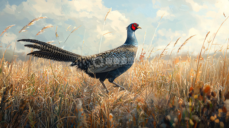 高清大图下载【趣麦麦图】环颈雉高清图片