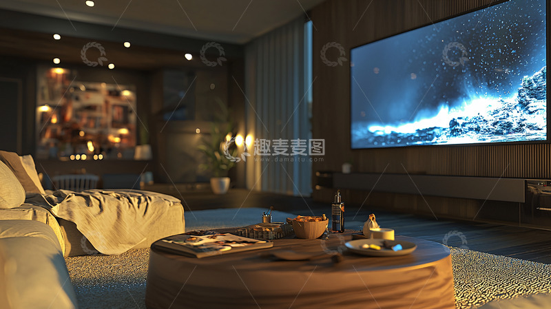 现代简约家居影音室