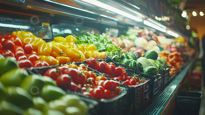高清大图下载【趣麦麦图】超市新鲜蔬菜水果