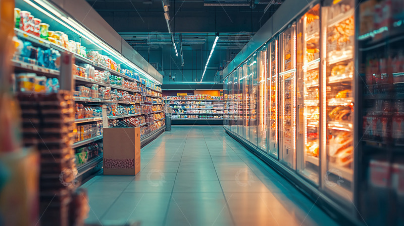 高清大图下载【趣麦麦图】超市货架高清图片