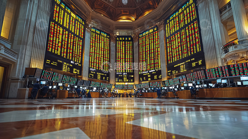 高清大图下载【趣麦麦图】交易大厅内部