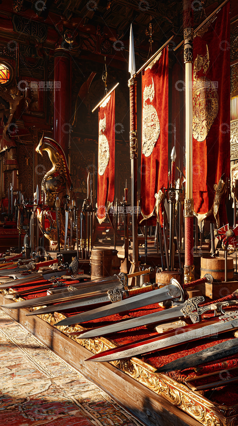 高清大图下载【趣麦麦图】古风兵器库