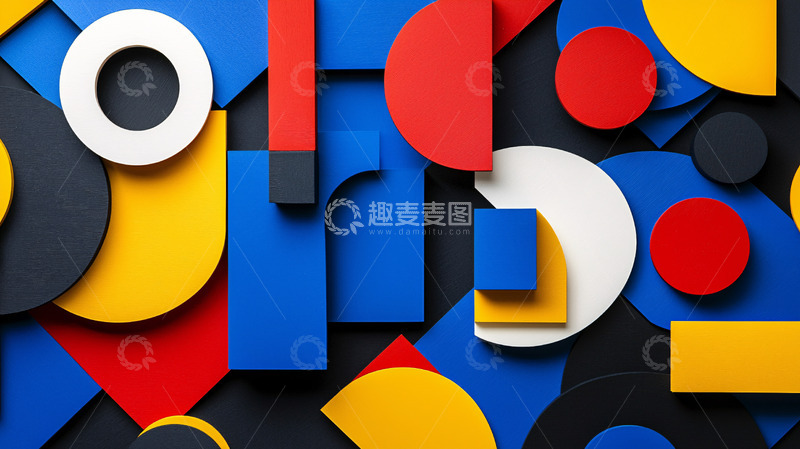 高清大图下载【趣麦麦图】抽象几何图形