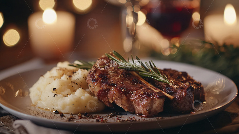 高清大图下载【趣麦麦图】烤羊排2