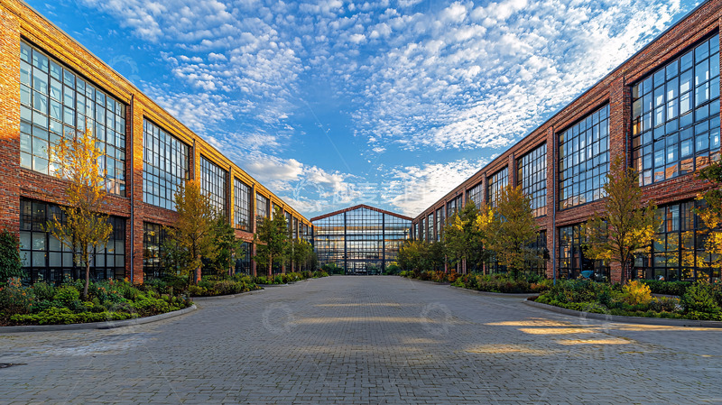 高清大图下载【趣麦麦图】红砖建筑