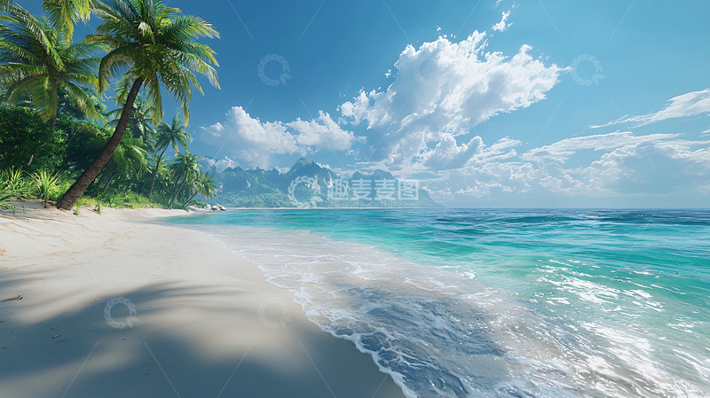 高清大图下载【趣麦麦图】热带海滩风景