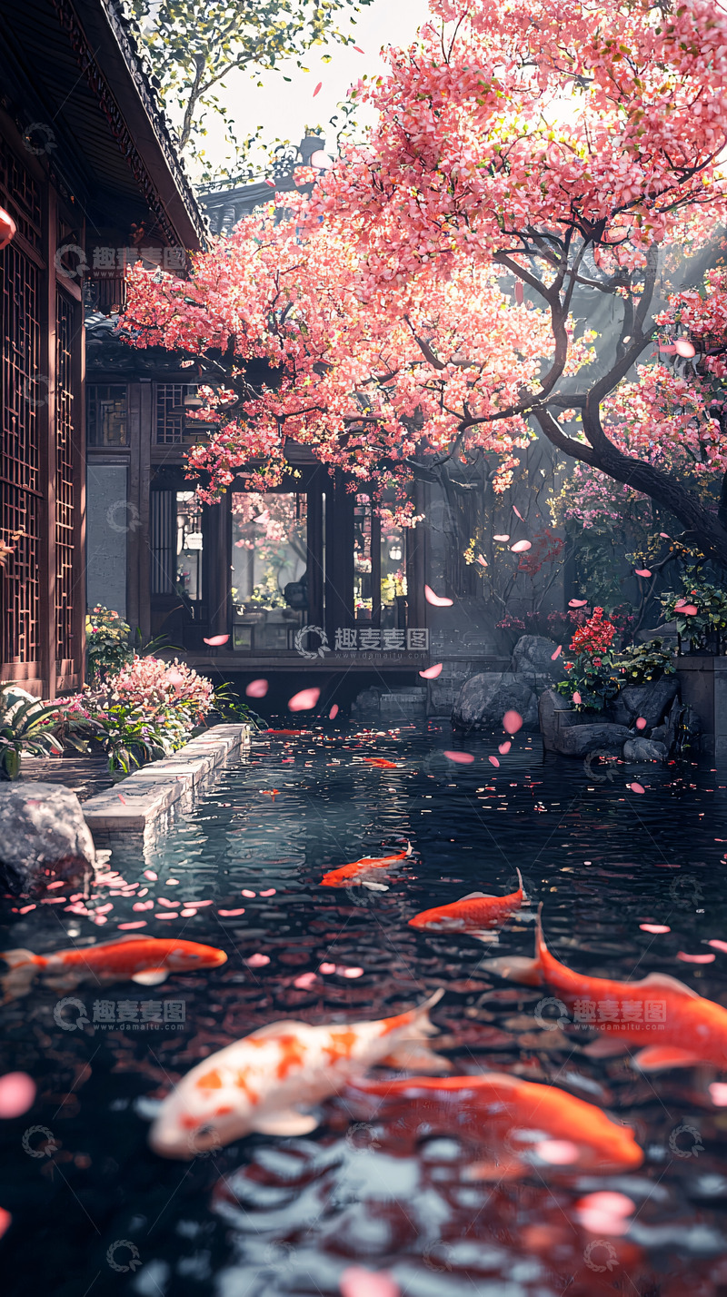 高清大图下载【趣麦麦图】日式庭院