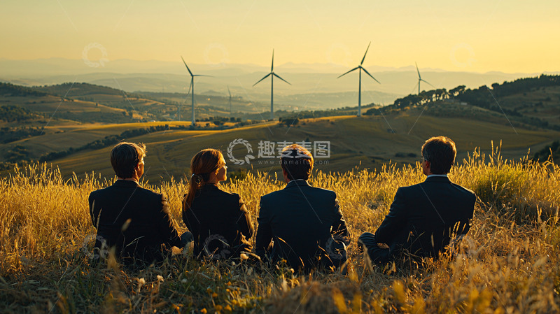 高清大图下载【趣麦麦图】日落时分