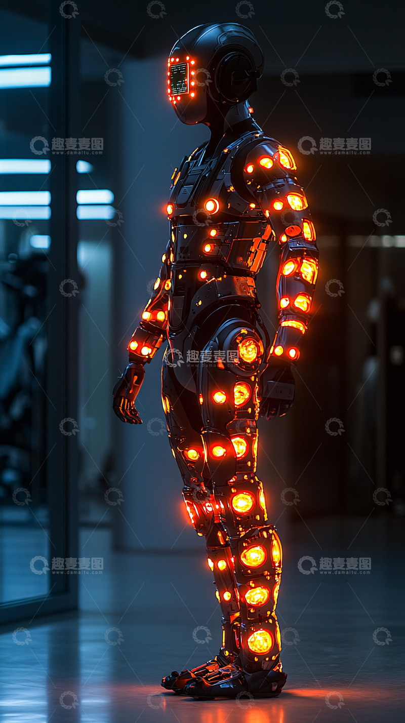 高清大图下载【趣麦麦图】科幻机器人