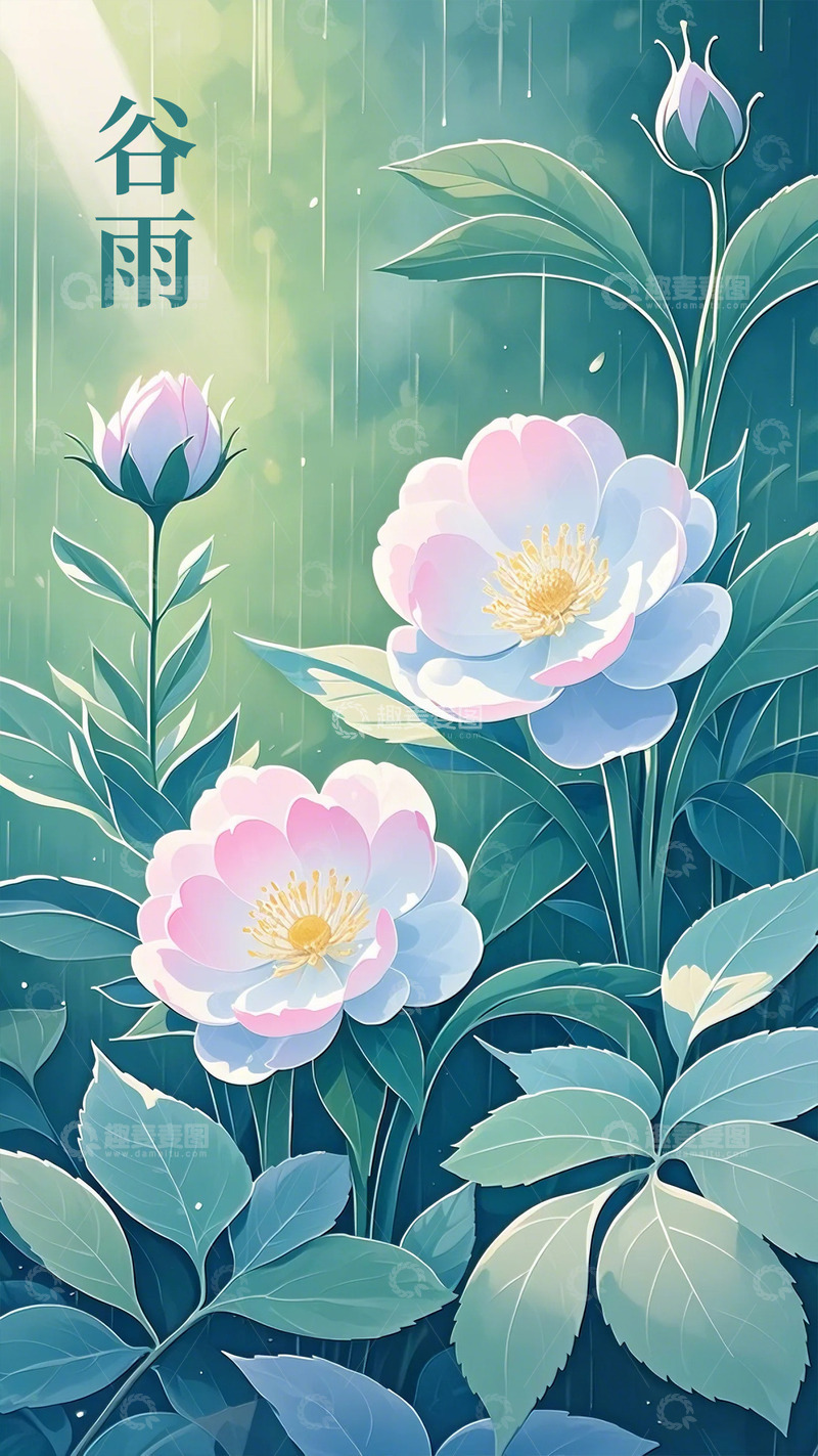 高清大图下载【趣麦麦图】谷雨 春天 雨季2