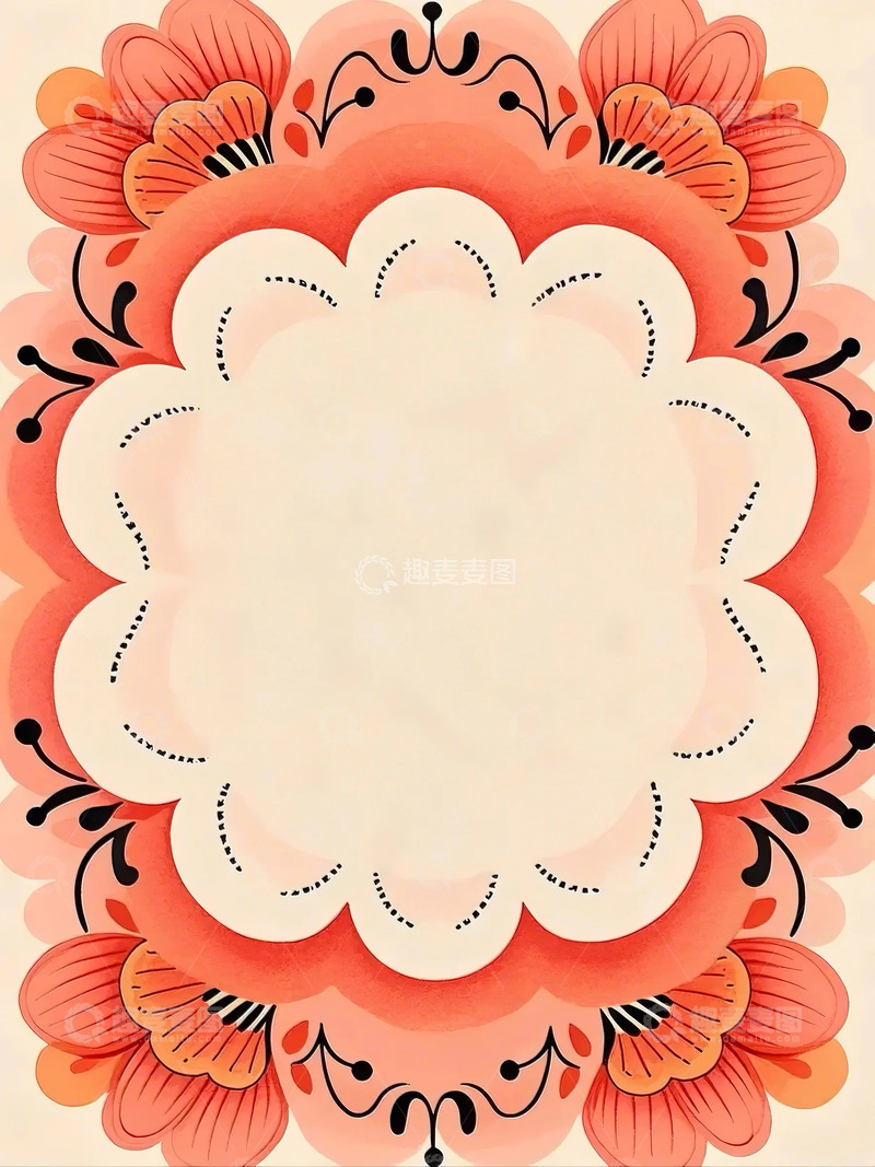 高清大图下载【趣麦麦图】边框 植物 花草