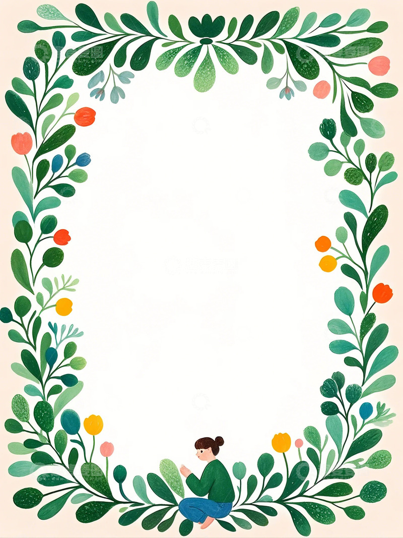 高清大图下载【趣麦麦图】边框 卡通   小清新10