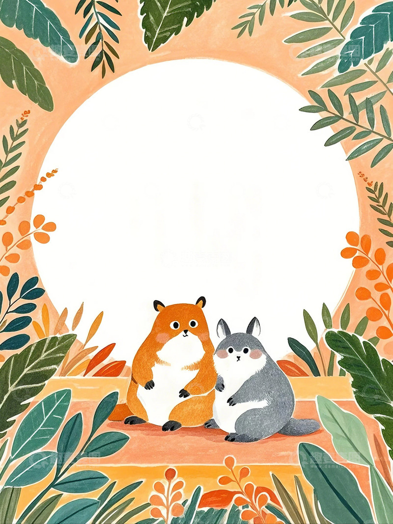 高清大图下载【趣麦麦图】边框 卡通   小清新8