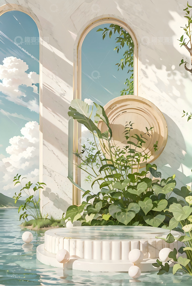 高清大图下载【趣麦麦图】电商创意背景图24