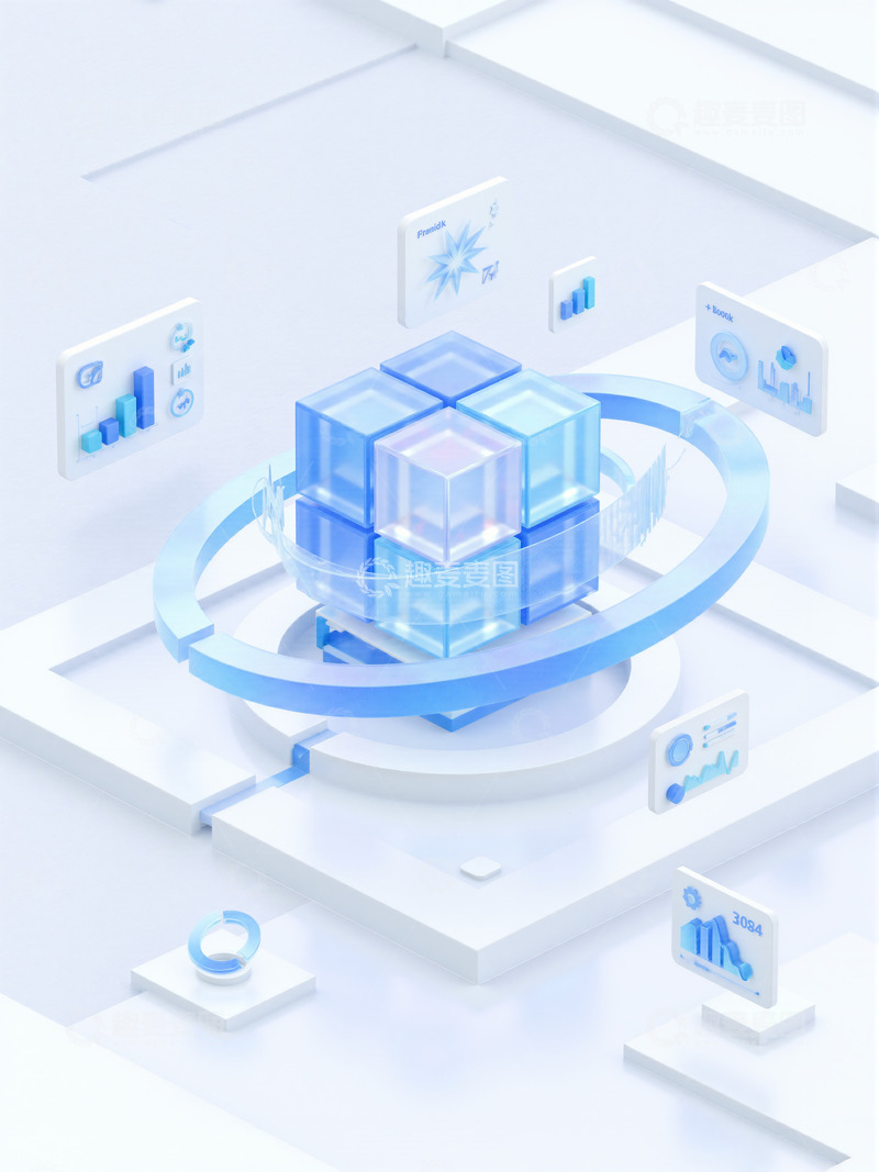 高清大图下载【趣麦麦图】立体创意科技icon2