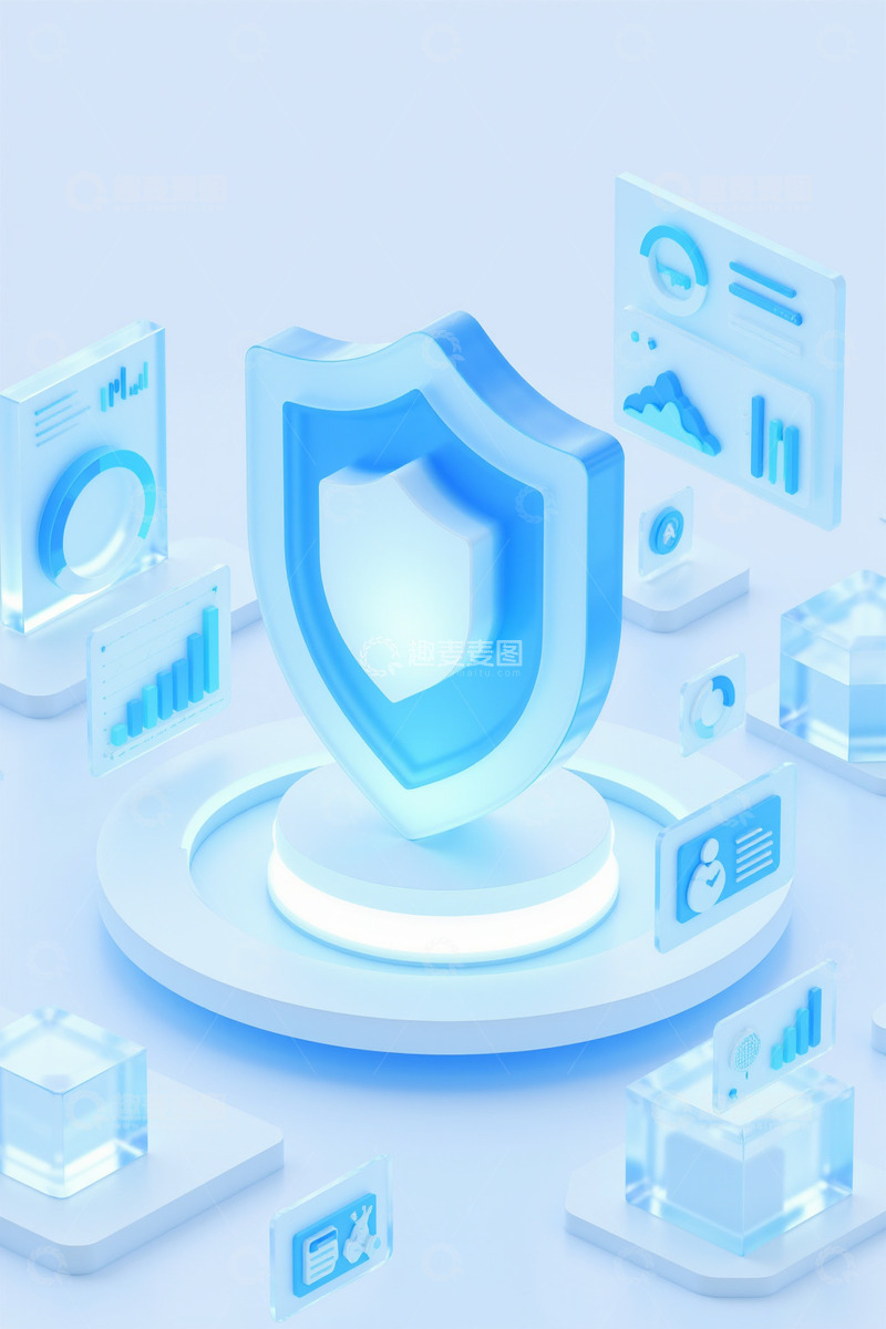 高清大图下载【趣麦麦图】立体创意科技icon1