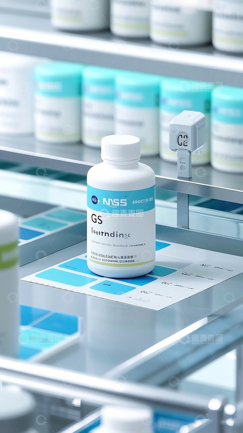 高清大图下载【趣麦麦图】标准化货架检测场景