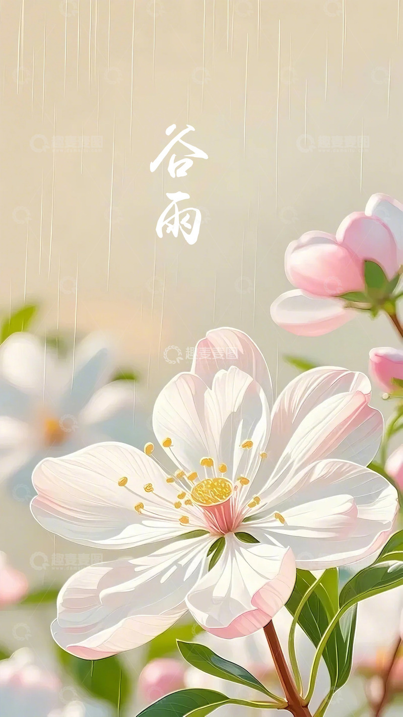 高清大图下载【趣麦麦图】谷雨 春天 雨季8