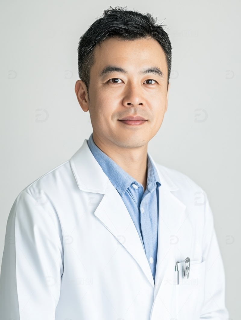 高清大图下载【趣麦麦图】一位男性医生