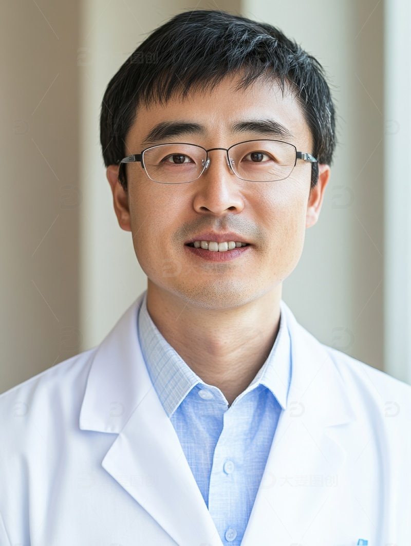 高清大图下载【趣麦麦图】微笑的一位医生