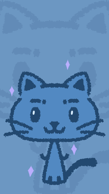 红蓝猫咪壁纸