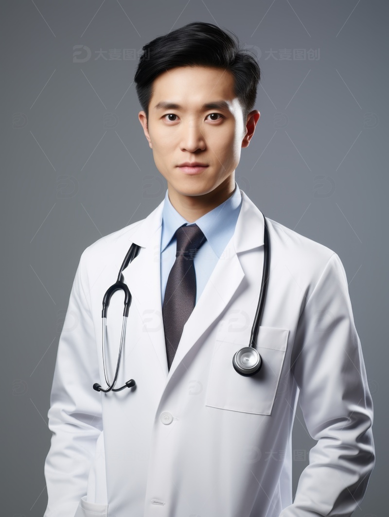 高清大图下载【趣麦麦图】医院里的一位医生