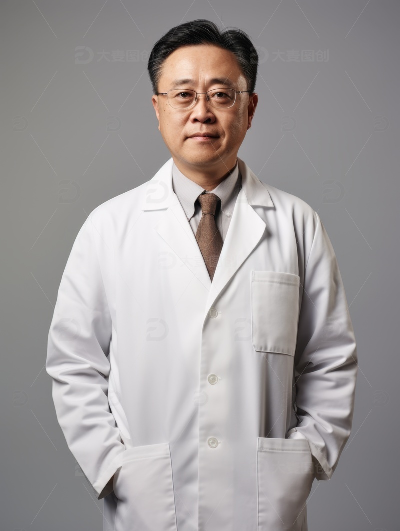 高清大图下载【趣麦麦图】一位男性医生教授