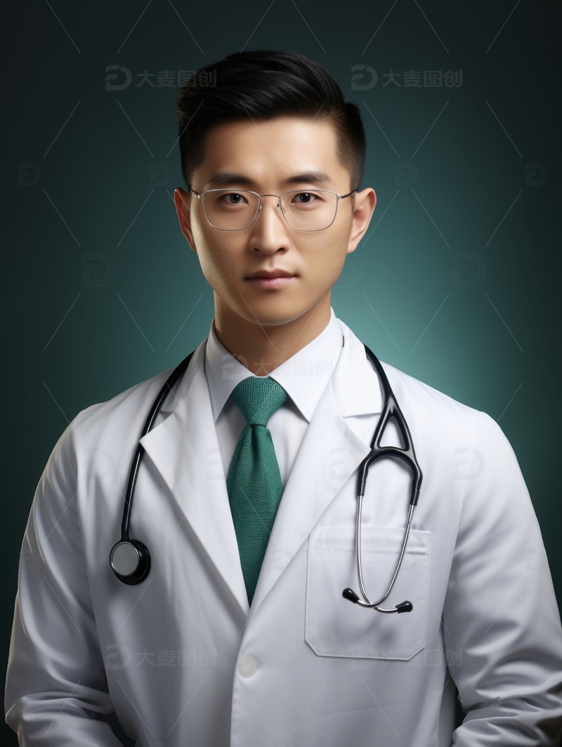 高清大图下载【趣麦麦图】年轻的男医生1