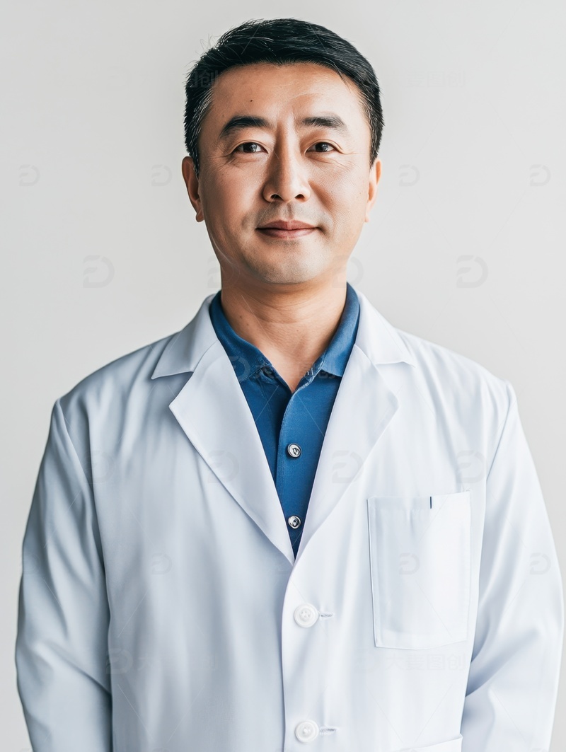 高清大图下载【趣麦麦图】穿着白大褂的男医生