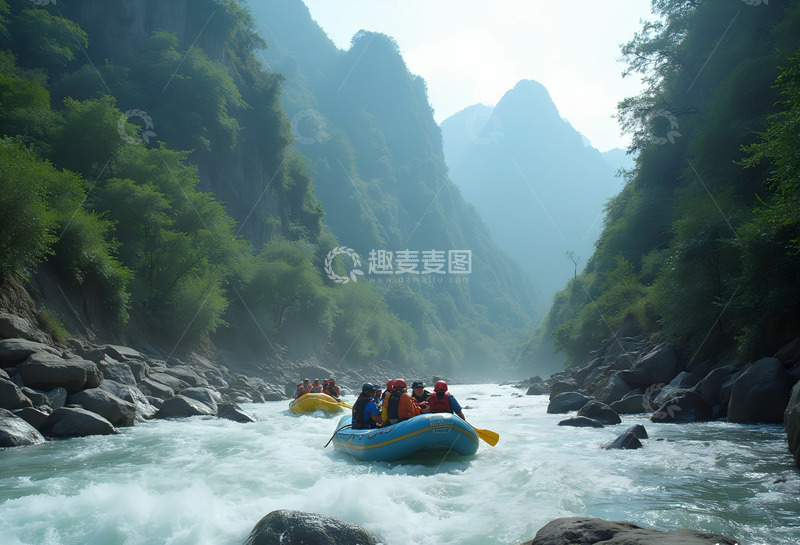 高清大图下载【趣麦麦图】后河天门峡谷 