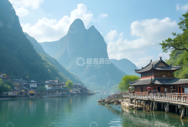 高清大图下载【趣麦麦图】舟山市蓬莱仙岛