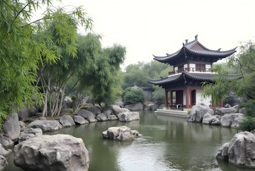 扬州个园 清漪亭
