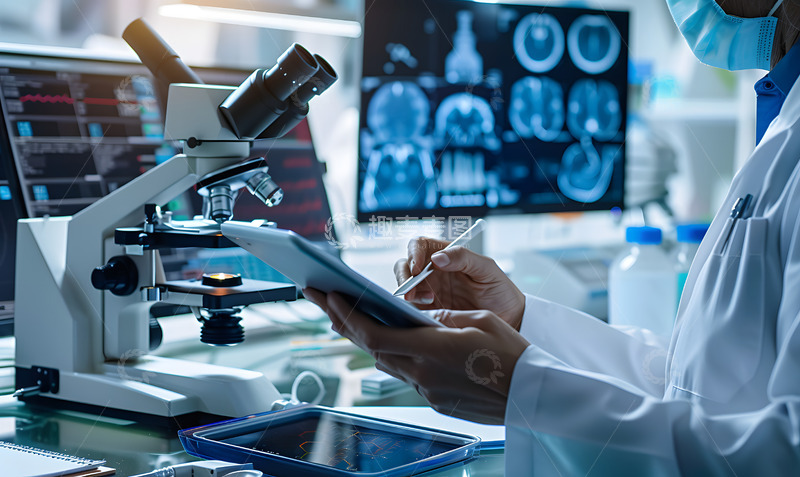 高清大图下载【趣麦麦图】医疗科技医生手部特写