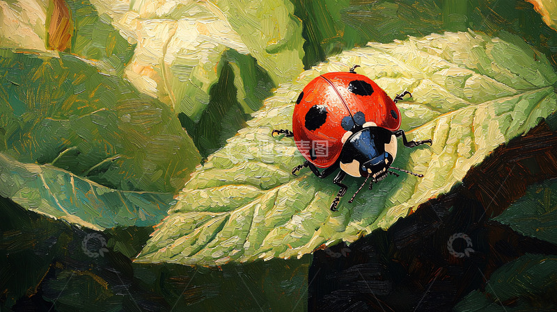 高清大图下载【趣麦麦图】高清瓢虫图片