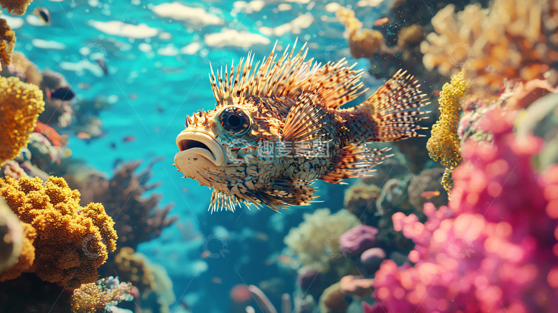 高清大图下载【趣麦麦图】珊瑚礁鱼类高清图片