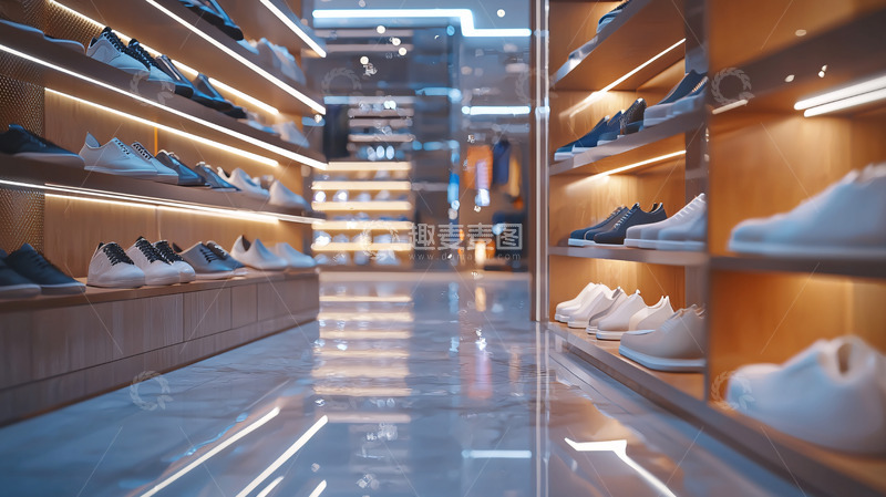 高清大图下载【趣麦麦图】高端鞋店陈列