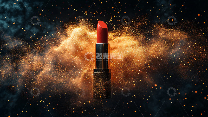 高清大图下载【趣麦麦图】红色口红