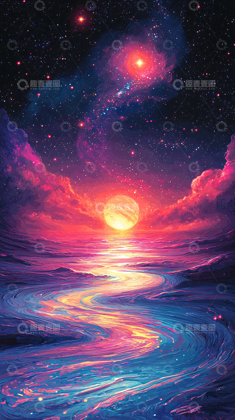 高清大图下载【趣麦麦图】宇宙星空