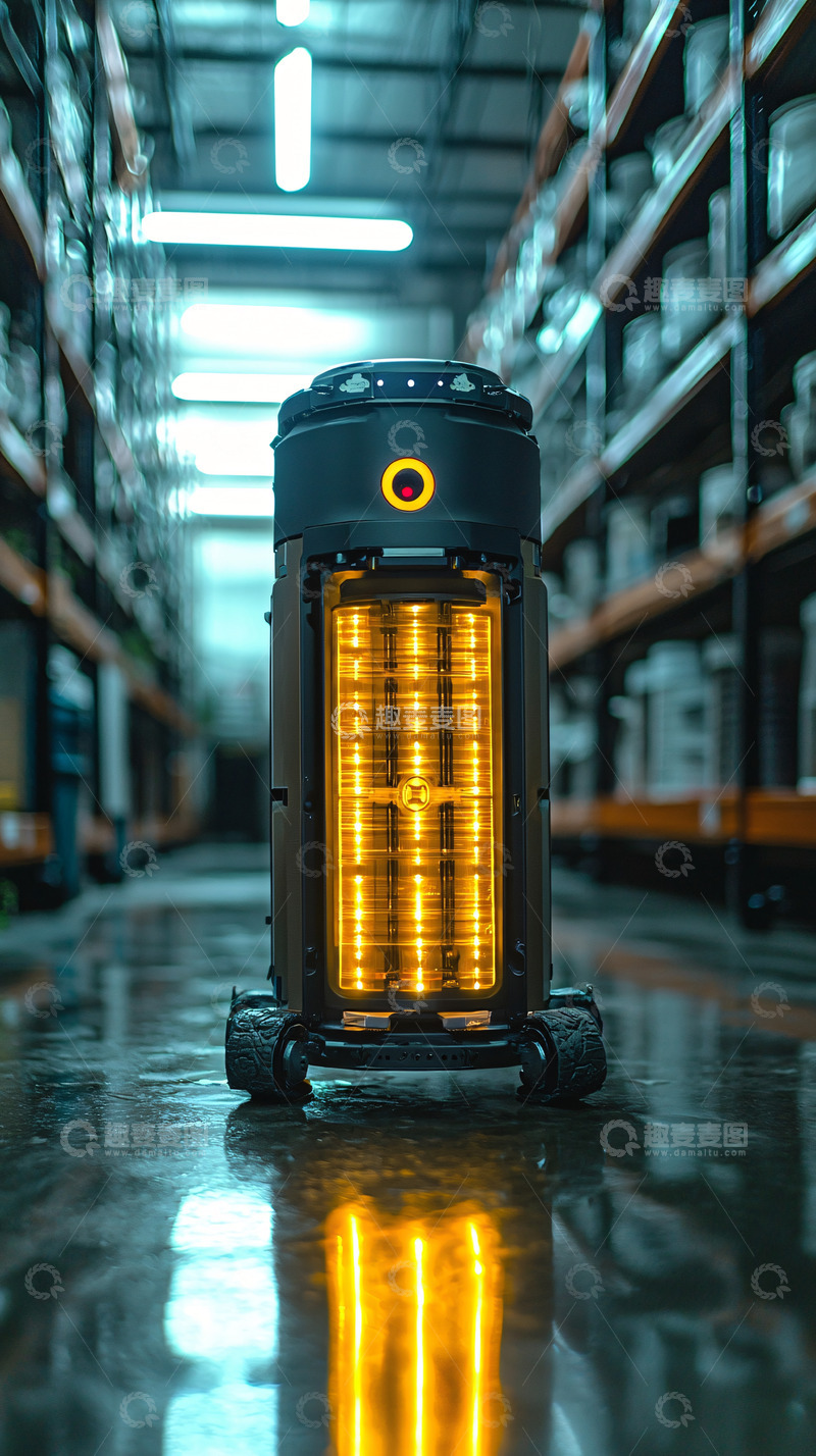 高清大图下载【趣麦麦图】移动式工业暖风机