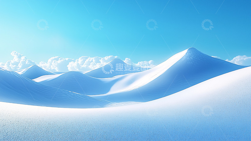 高清大图下载【趣麦麦图】冰雪覆盖的山脉