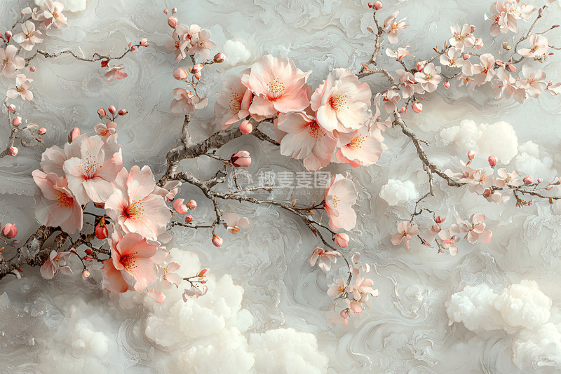 高清大图下载【趣麦麦图】粉色樱花