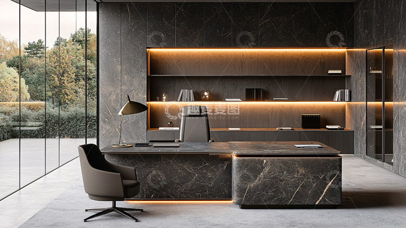 高清大图下载【趣麦麦图】现代简约办公室