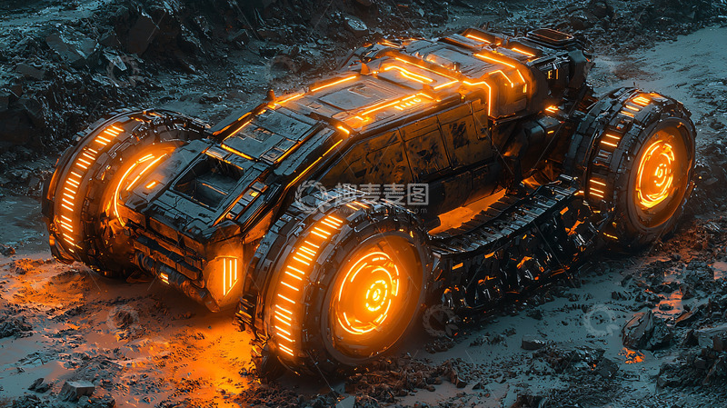 高清大图下载【趣麦麦图】未来感越野车