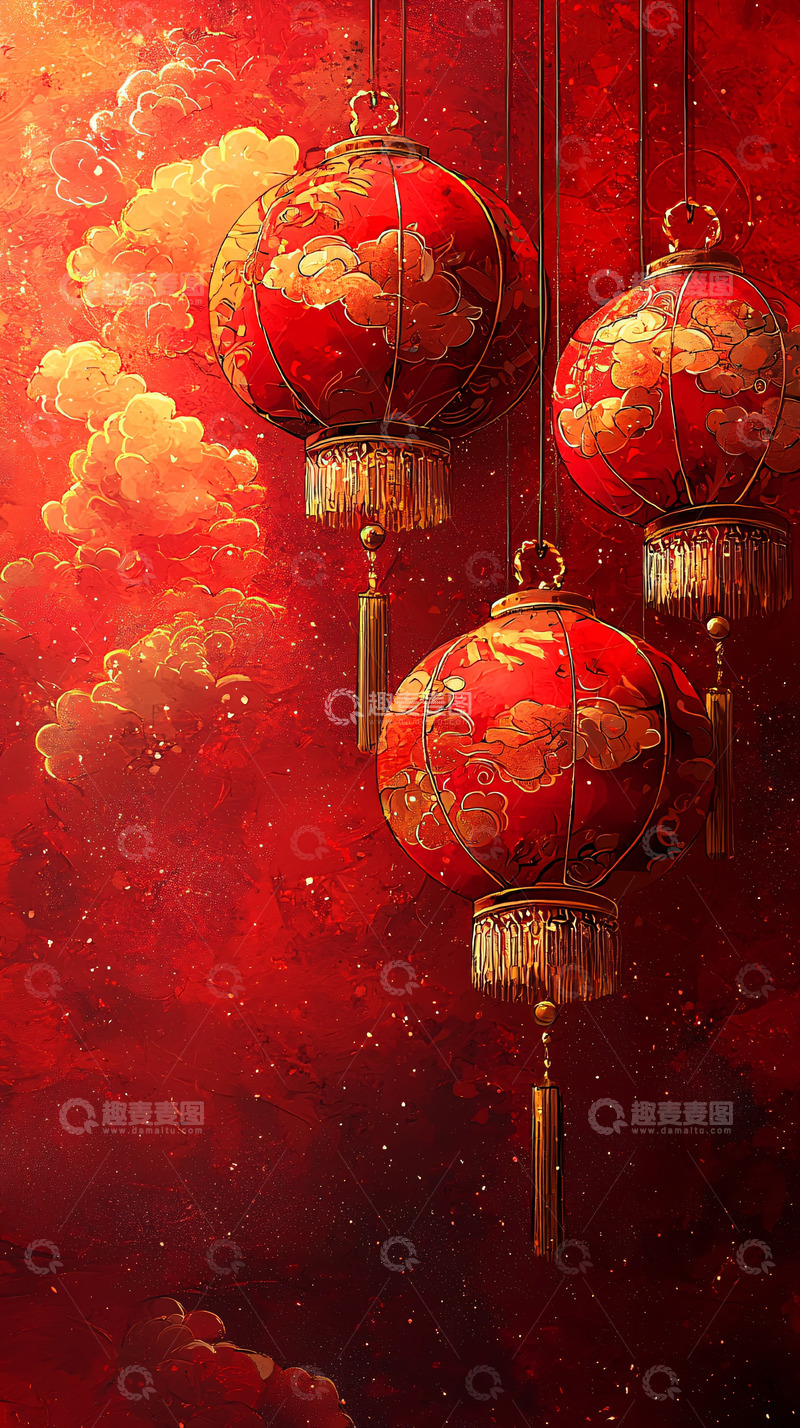 高清大图下载【趣麦麦图】红灯笼